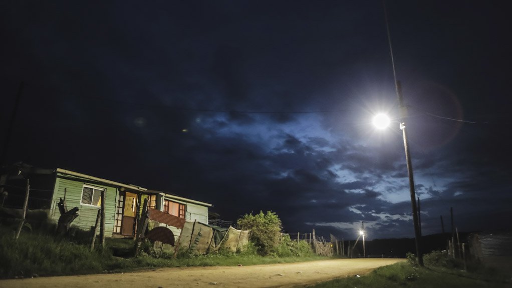 The ZIYA-E illuminates Chintsa East, making the community feel safer
