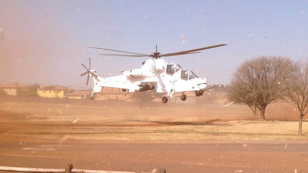 Denel’s flagship product: the Rooivalk combat helicopter