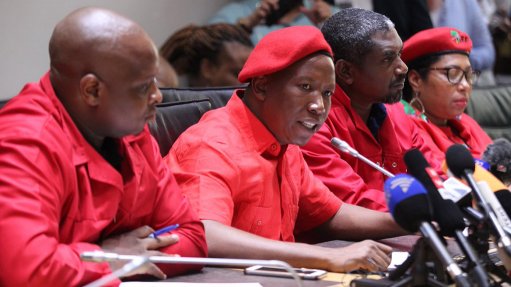 EFF steps up campaign against Gordhan with 10 reasons for demanding axing