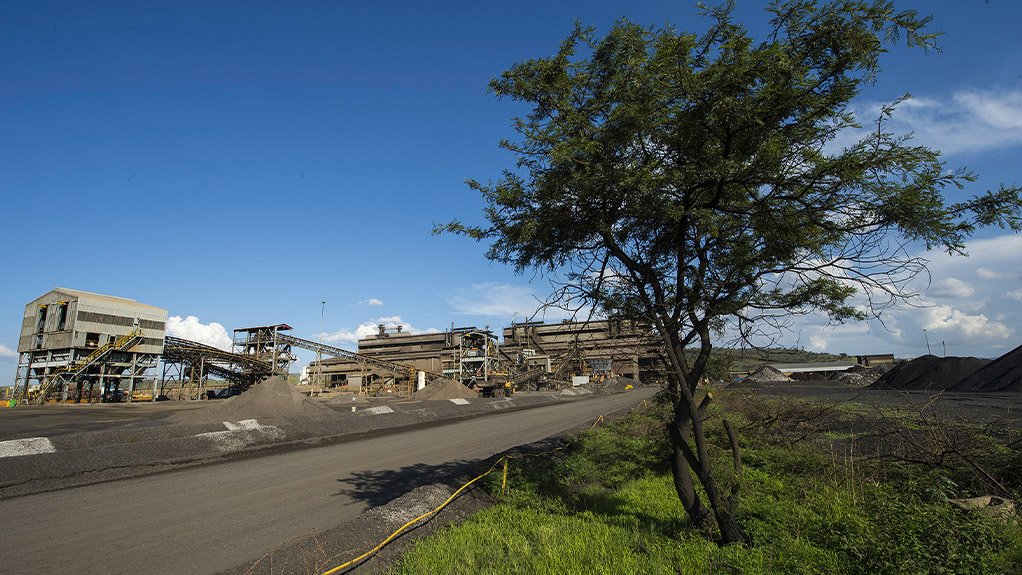 Glencore's ferrochrome smelter, in Lydenburg