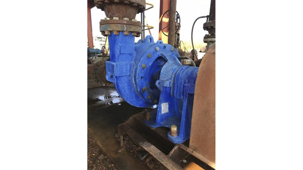 Warman® DWU pump installed on site