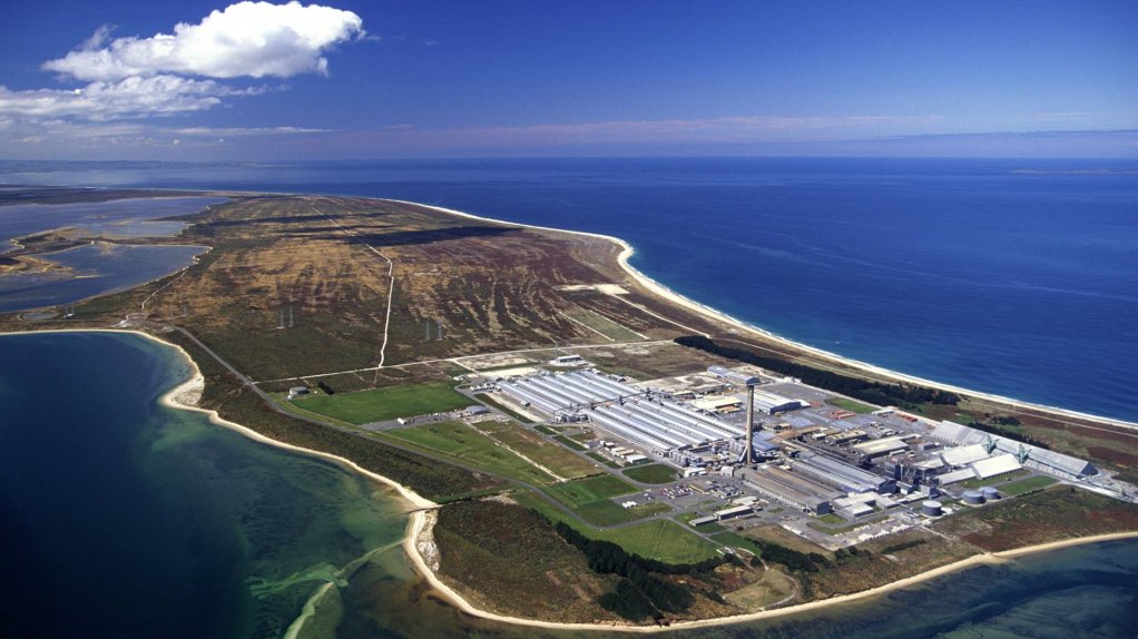 Rio Tinto's aluminium smelter in New Zealand.