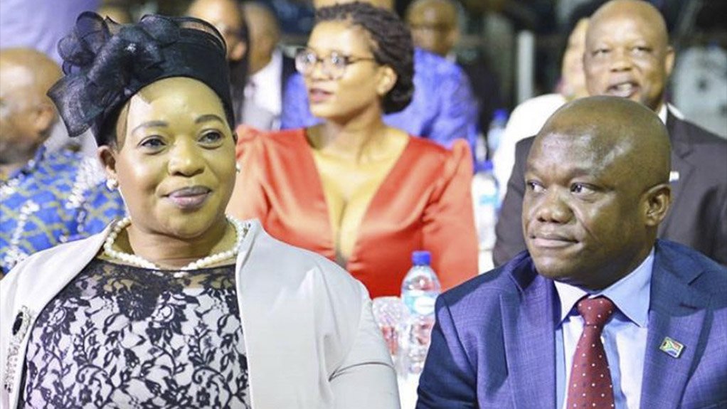 KZN Leader-of-Government-Business-Nomusa-Dube-Ncube-and-KZN-Premier-Sihle-Zikalala at the debate following the State of The Province Address 