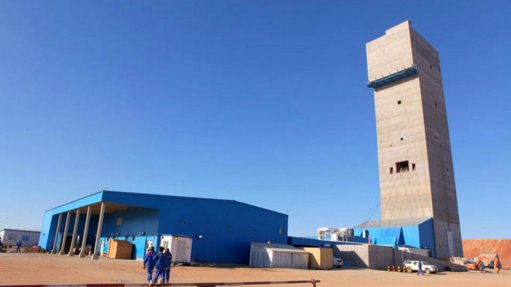 Shaft 2, which is completed, at Oyu Tolgoi.