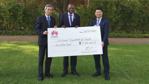 Huawei donates a million rand to assist SA’s covid-19 fight