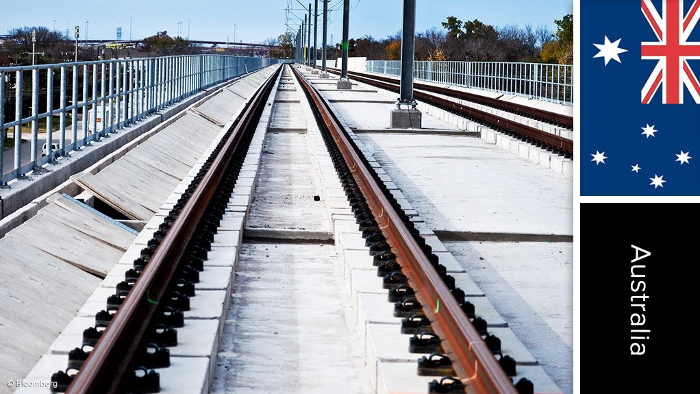 Frankston railway line level-crossing removal project, Australia