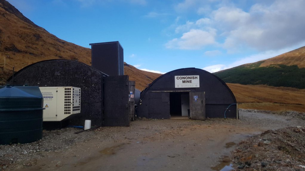 Development work at Scotland's first commercial gold mine comes to a halt