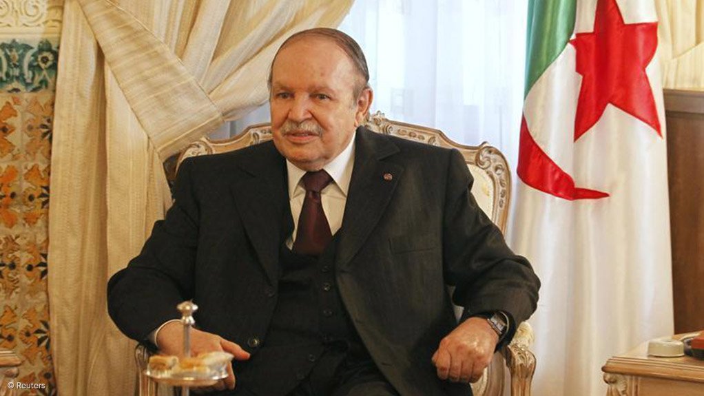 Former Algerian president Abdelaziz Bouteflika