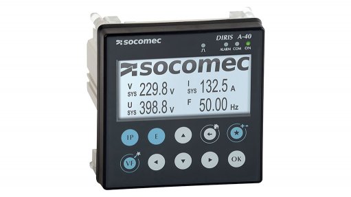POWER MONITORING 
Socomec’s new A40 panel-mounted power-monitoring device has been designed for measuring, monitoring and reporting electrical energy 
