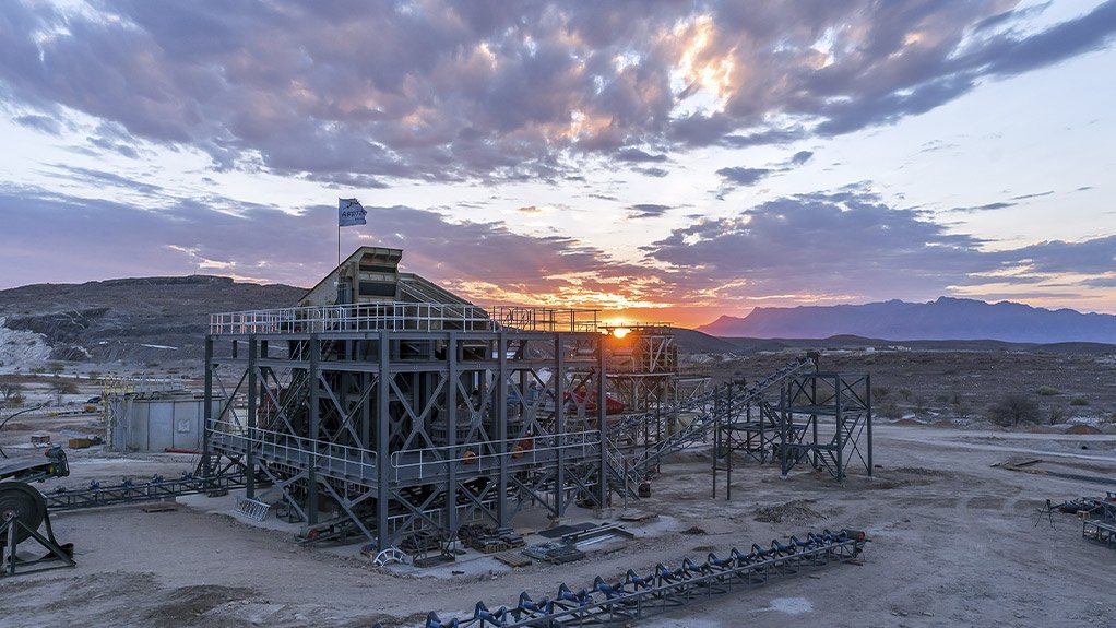 AfriTin's Uis tin mine, in Namibia