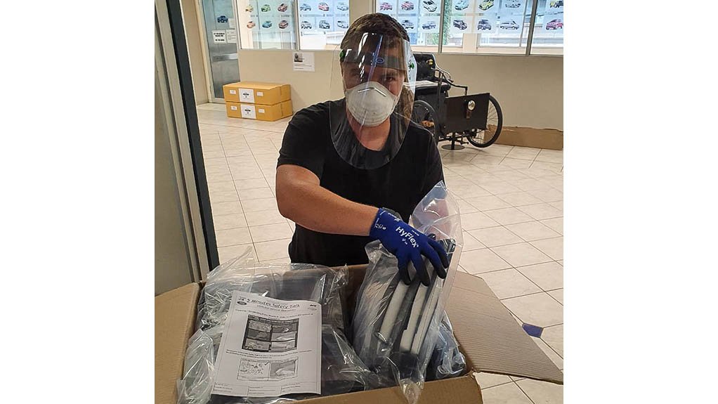 Ford South Africa commences production of face shields to assist with COVID-19, contributions welcomed to support this initiative