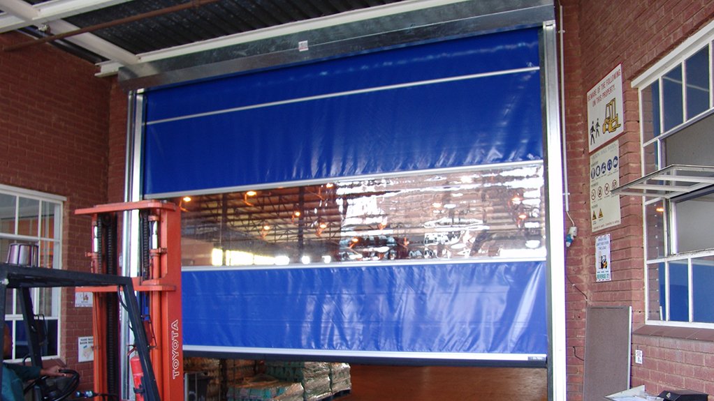 High speed roll up doors allow for rapid opening and closing
