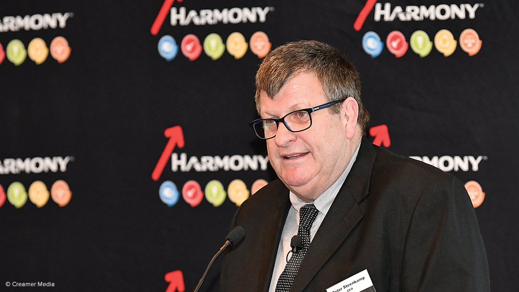 Harmony Gold CEO Peter Steenkamp