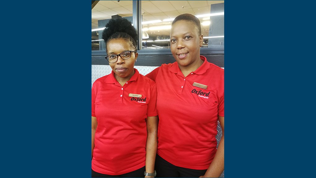 Engen graduates Ayanda Khambule and Precious Shezi attended the Engen Computer School, which changed their lives for the better