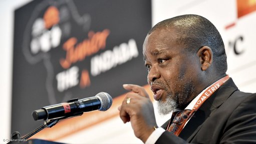 Mineral Resources and Energy Minister Gwede Mantashe.