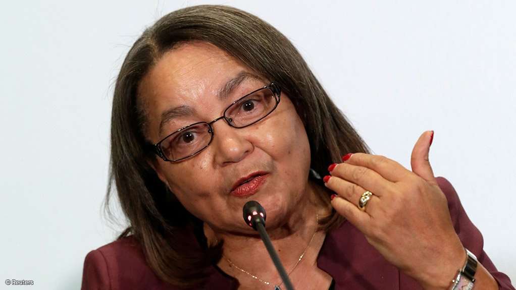 Public Works & Infrastructure Minister Patricia de Lille