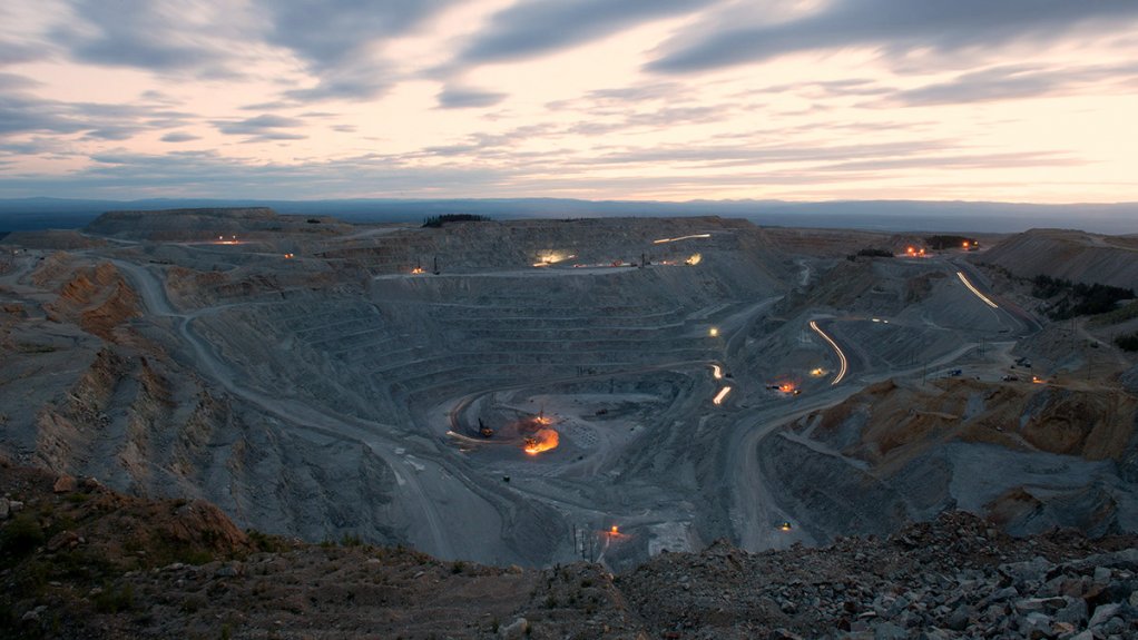 The Gibraltar pit, in British Columbia