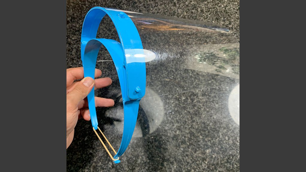 Automotive component manufacturer produces face shields for adults, kids