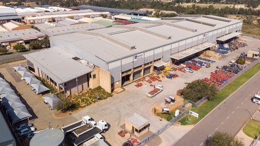 Aerial view of the FLSmidth Stormill facility