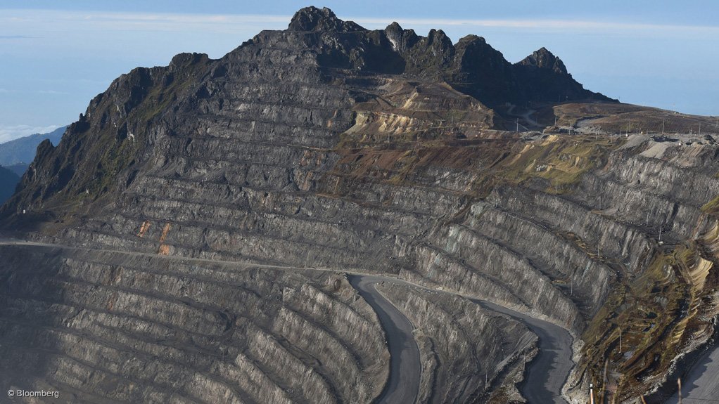 The Grasberg mine, in Indonesia.