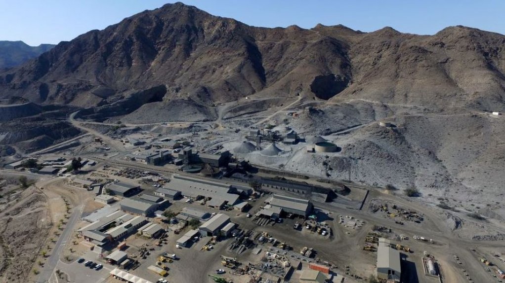 The Rosh Pinah mine, in Namibia.