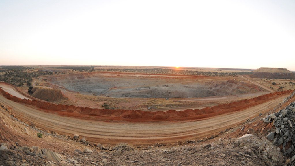 Kalgold gold mine, in the North West