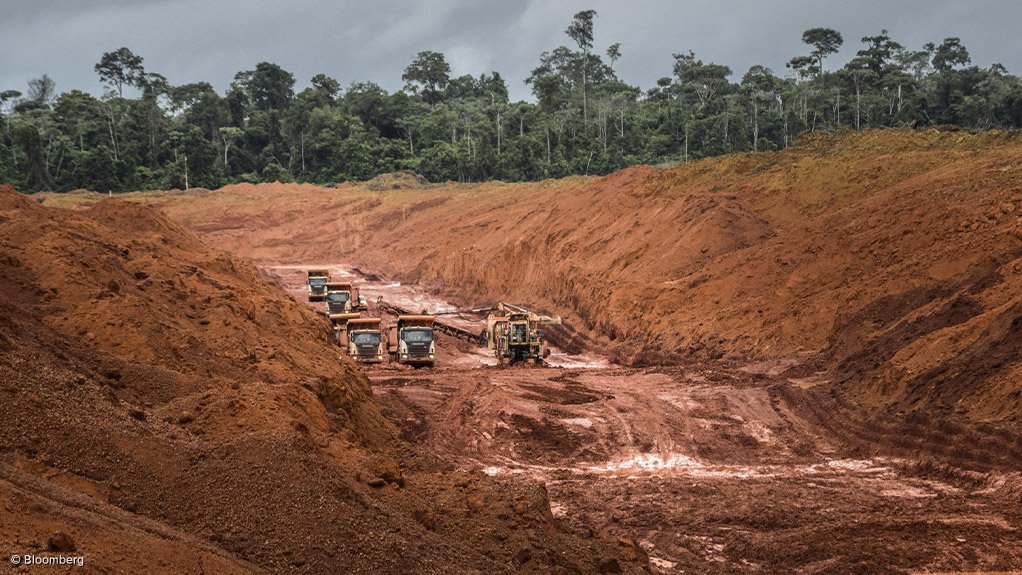 The Simandou project, in Guinea.