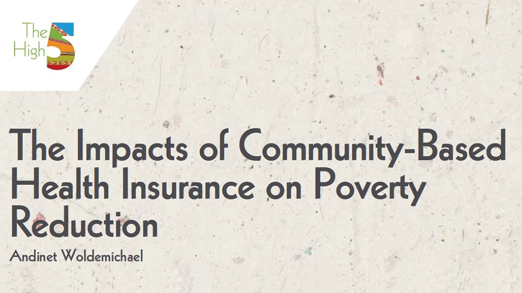 Working Paper 332 - The Impacts of Community-Based Health Insurance on Poverty Reduction