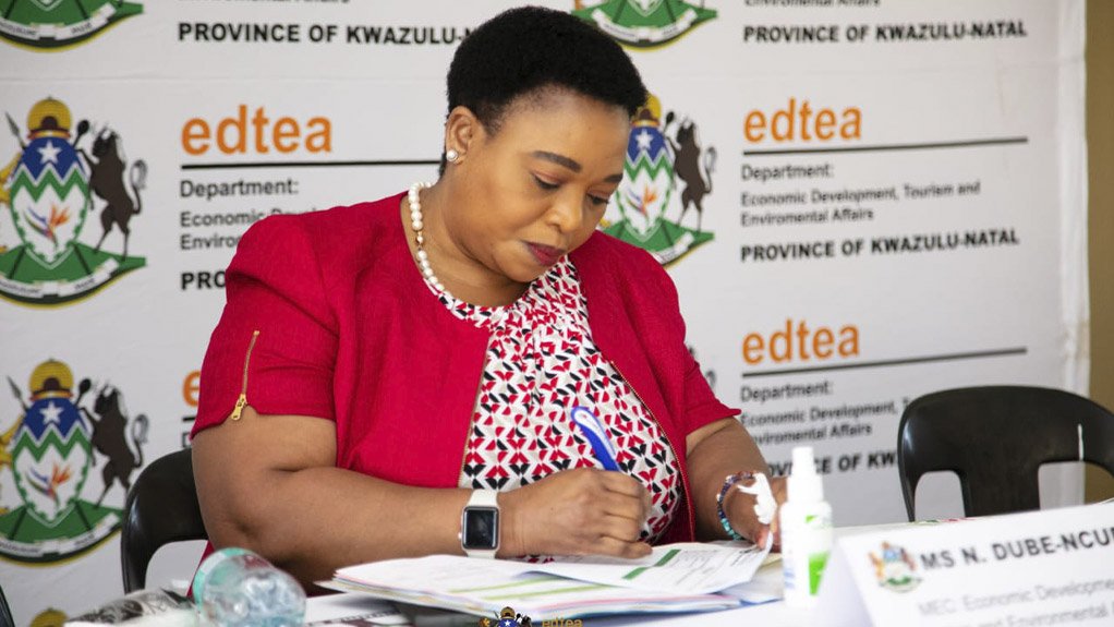  MEC for Economic Development, Tourism and Environmental Affairs, Nomusa Dube-Ncube