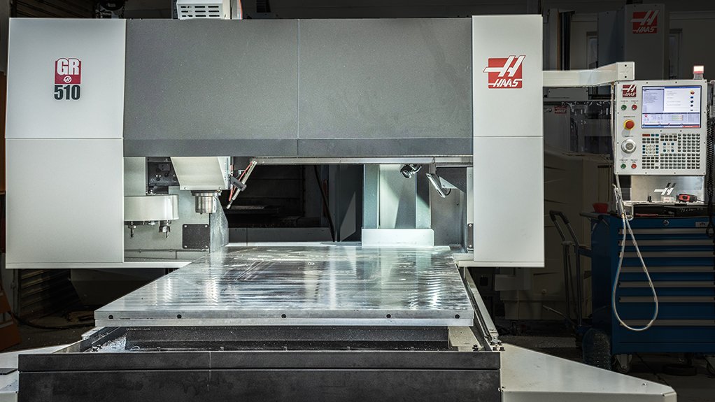 The Haas gantry router