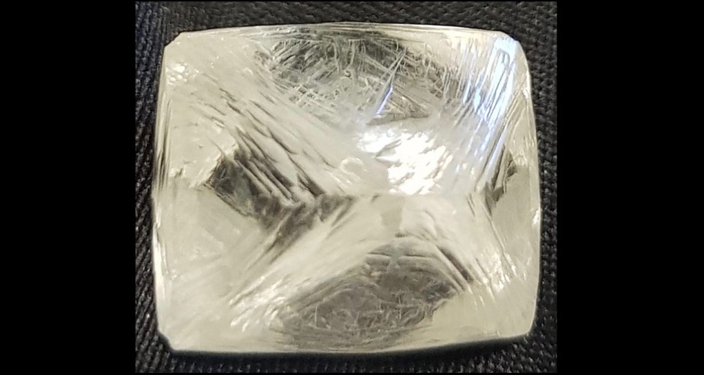 An alluvial diamond.