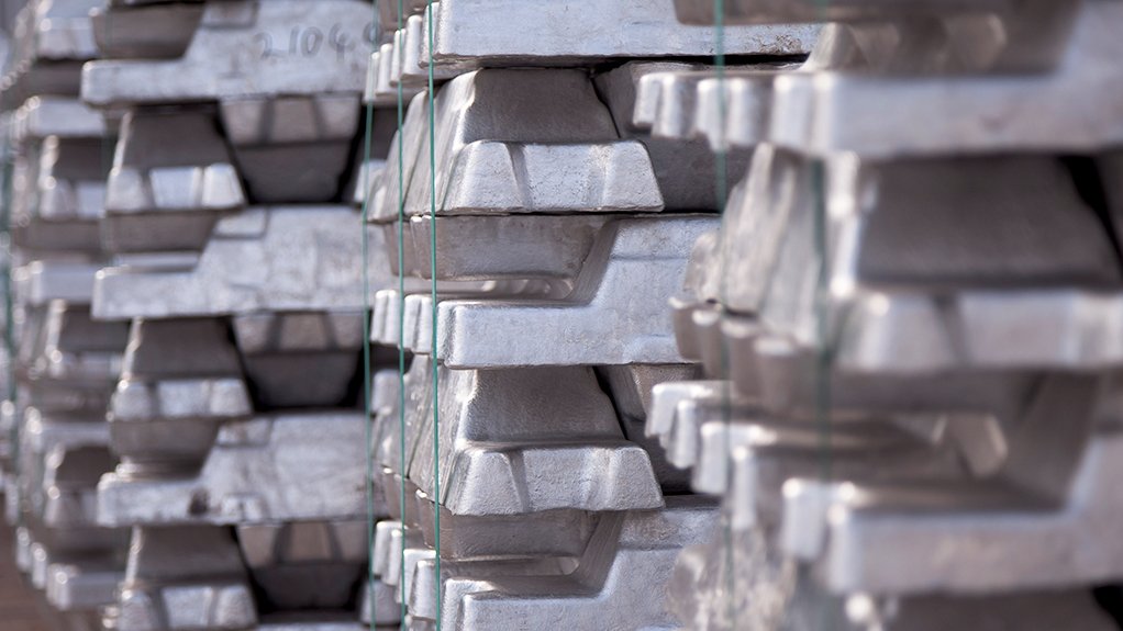 Ingot stack at Hillside Aluminium.