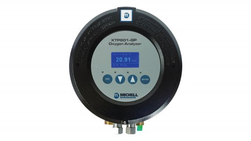 Michell’s XTP601 oxygen analyzer, locally represented by Instrotech