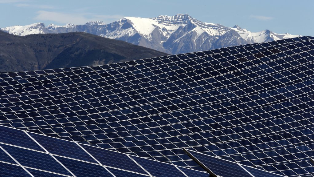 The Les Mees solar farm in France.