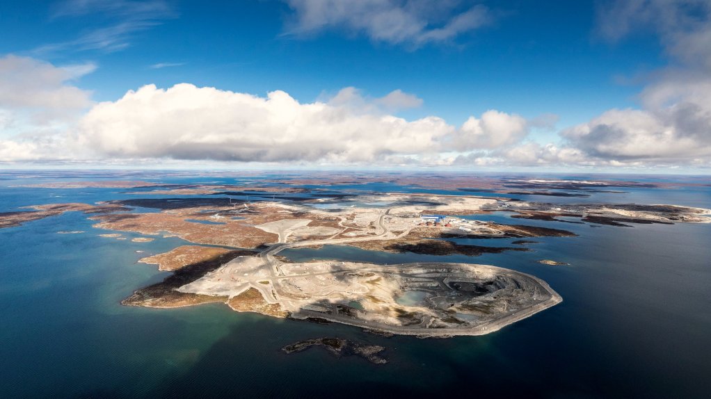 The Diavik mine, in the Northwest Territories