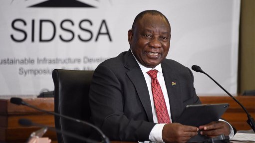 Ramaphosa says infrastructure to be placed at heart of South Africa’s postpandemic stimulus