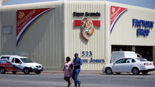 A Tiger Brands-owned Enterprise Foods factory
