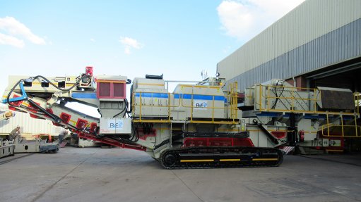 Custom-built track mounted coal crushers supplied by B&E International