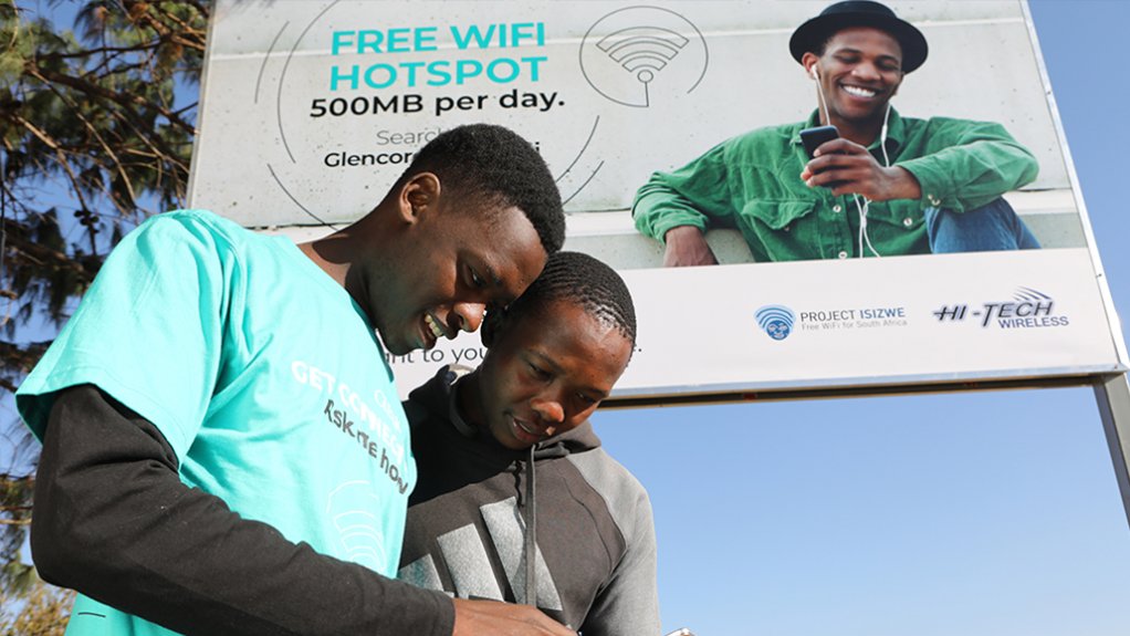 Mpumalanga residents to receive more Glencore free WiFi
