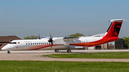 TAAG’s first DHC Dash 8-400 airliner