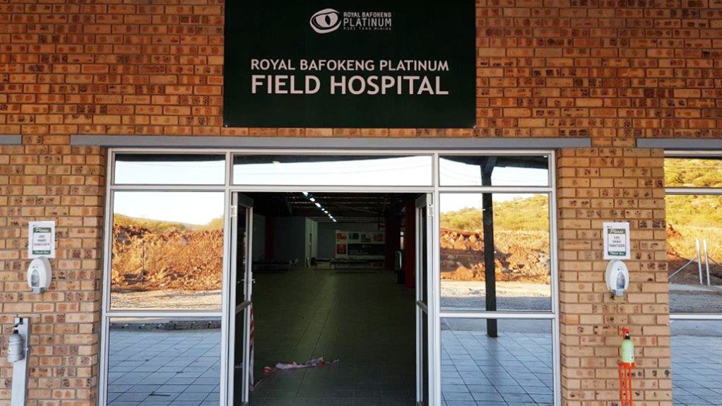RBPlat opens a 200-bed field hospital in Rustenburg, to support government resources