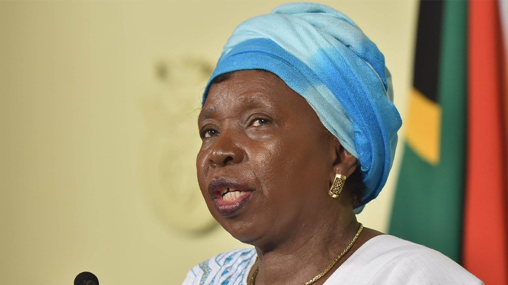 Minister of Cooperative Governance and Traditional Affairs, Dr Nkosazana Dlamini-Zuma