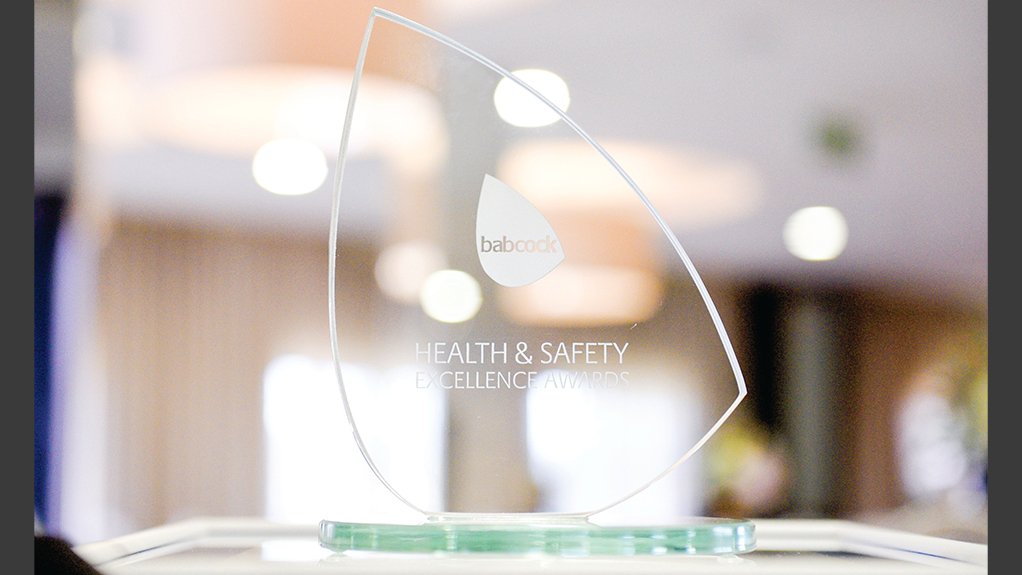 Trophy for safety excellence awards
