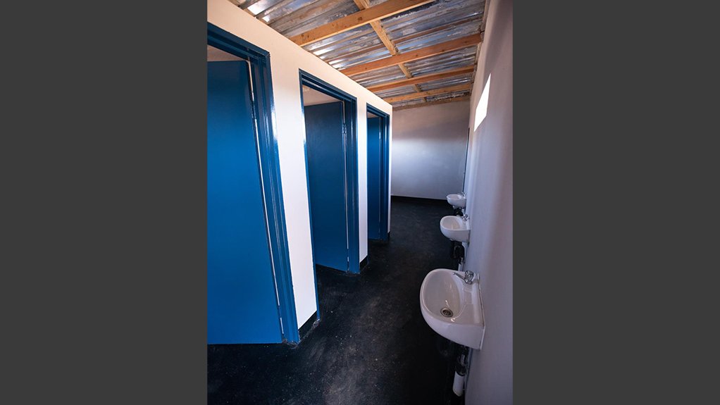 The new facilities at Langalakhe High School have replaced the previous pit toilets