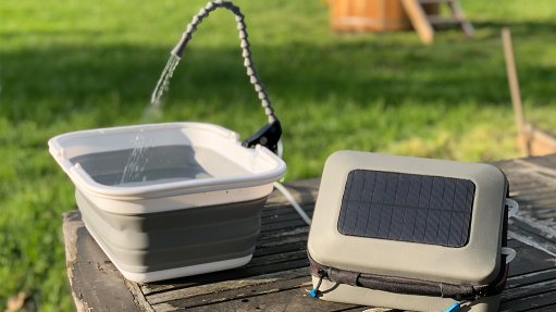 The GoSun Flow portable solar-powered water purification system