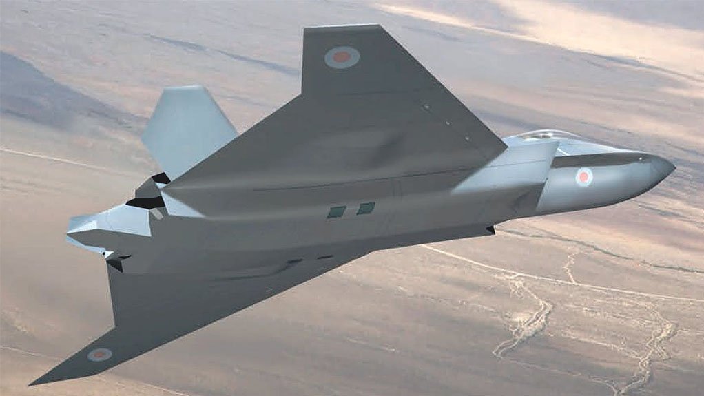 An artist’s impression of what a fighter developed using Team tempest technologies might look like.
