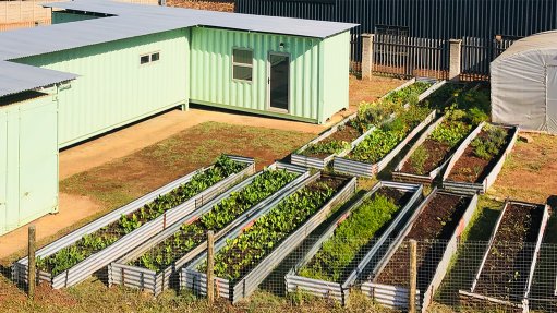 ACCESS TO INFRASTRUCTURE
Small-scale farming can be encouraged to provide produce for the containerised factory, which comes prefitted with dryer units 