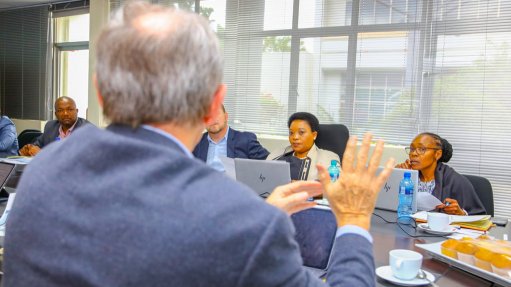 KZN MEC for Economic Development, Tourism, and Environmental Affairs during a meeting with Toyota South Africa