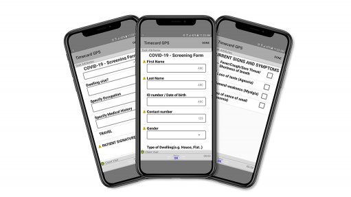 The Econz Timecard app is accessible on mobile phones