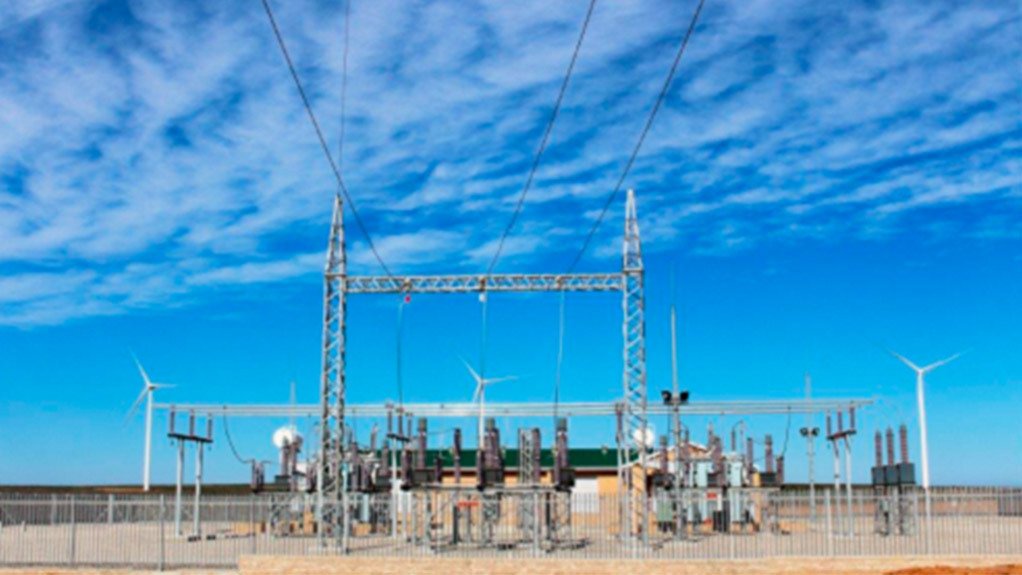 The substation at the Sere wind farm in Vredendal